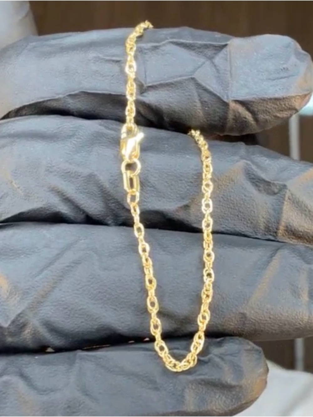 10K Solid Gold Bracelet 6” – 1.6mm – Brand New in Box